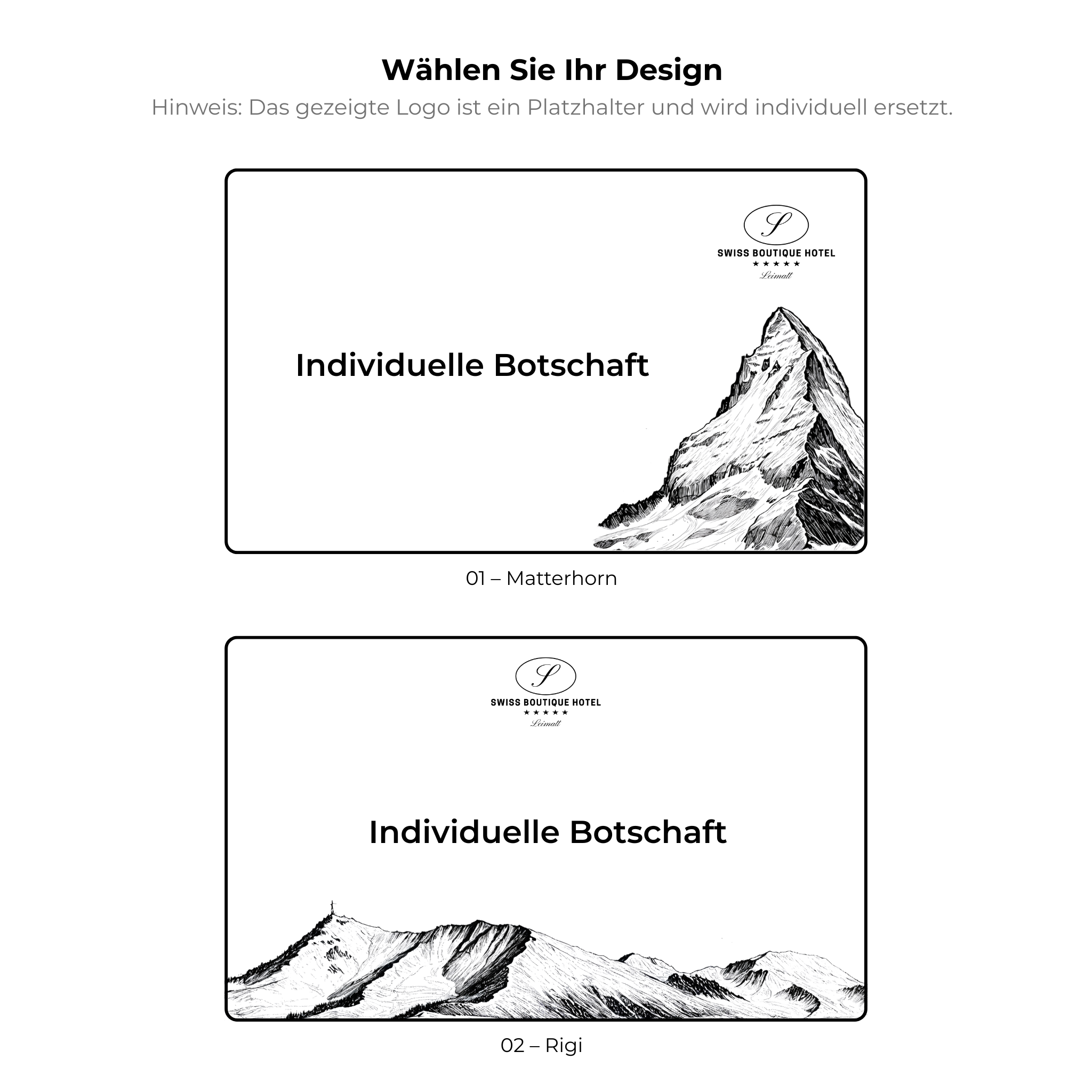 Kirschholz Schneidebrett Alpen