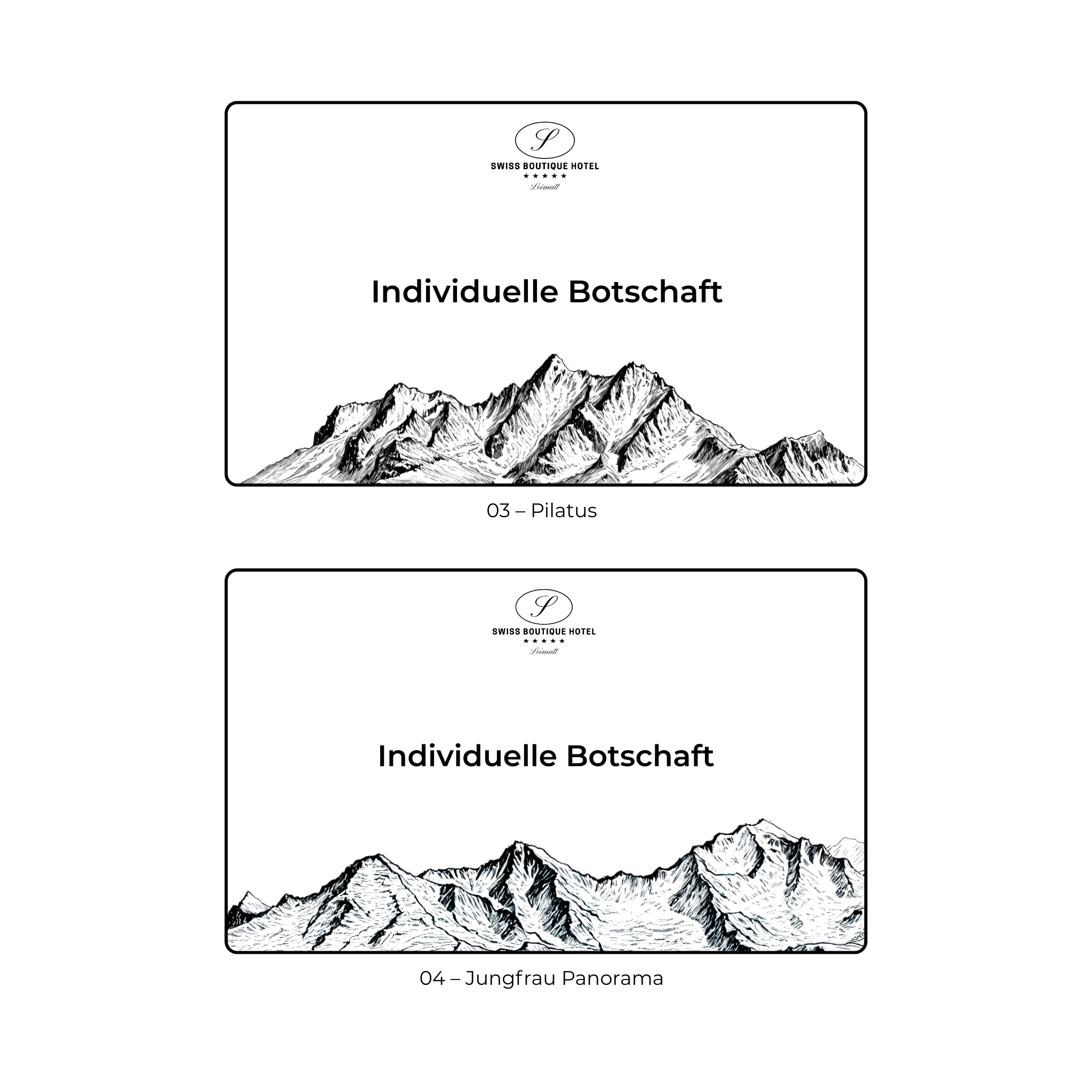 Kirschholz Schneidebrett Alpen