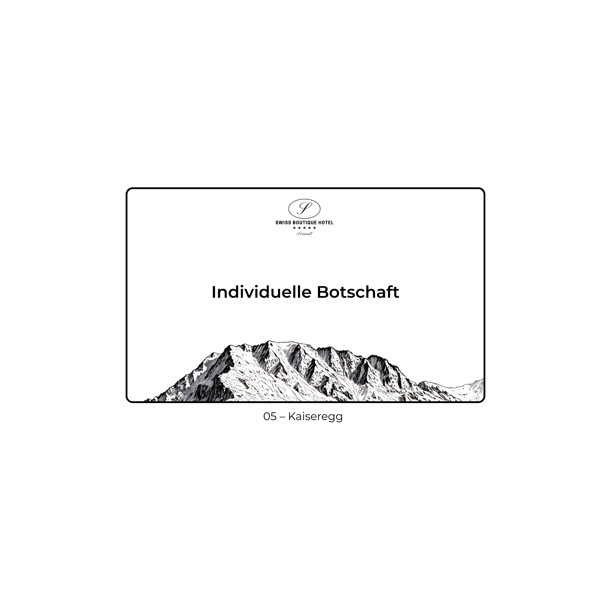 Kirschholz Schneidebrett Alpen