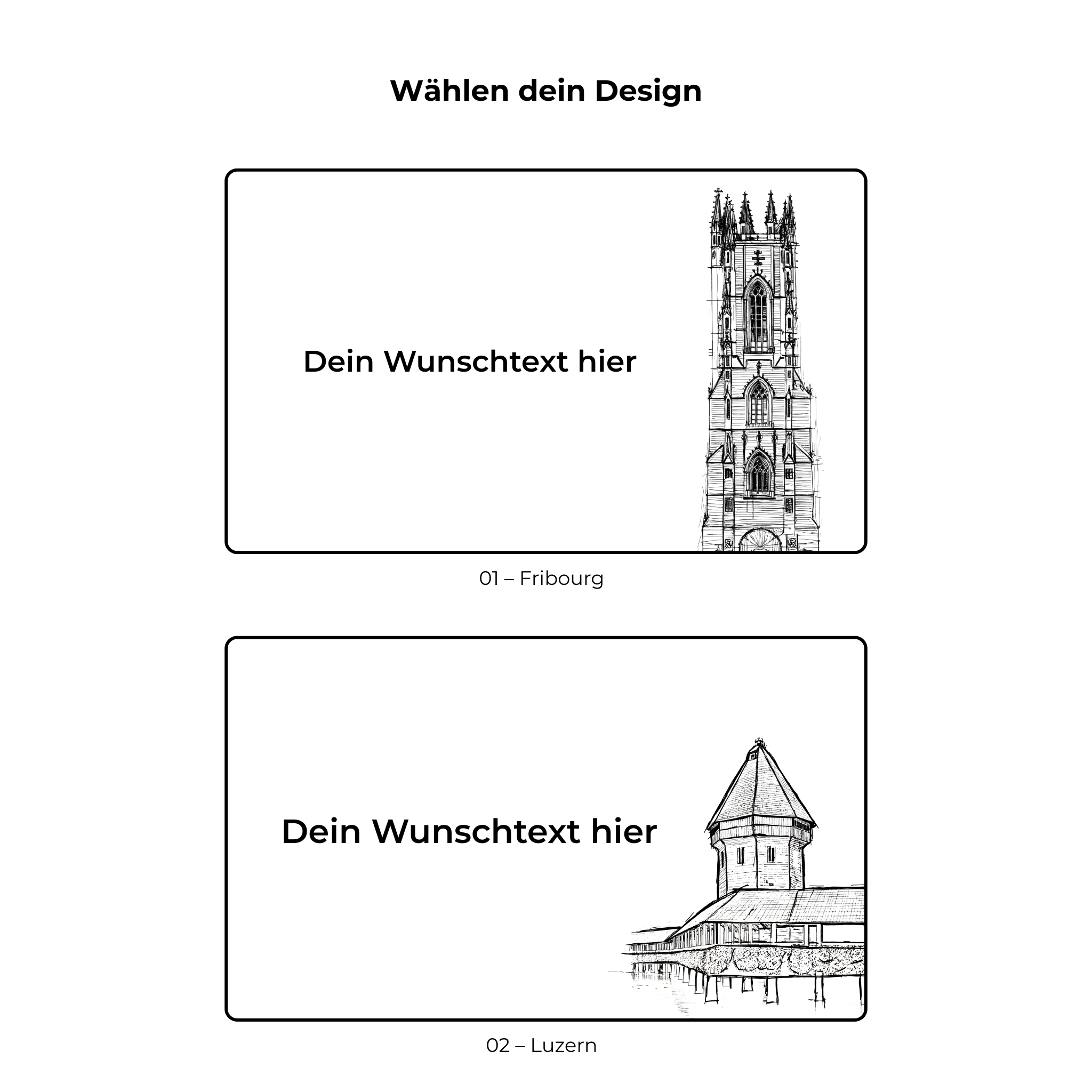 Kirschholz Schneidebrett Wahrzeichen