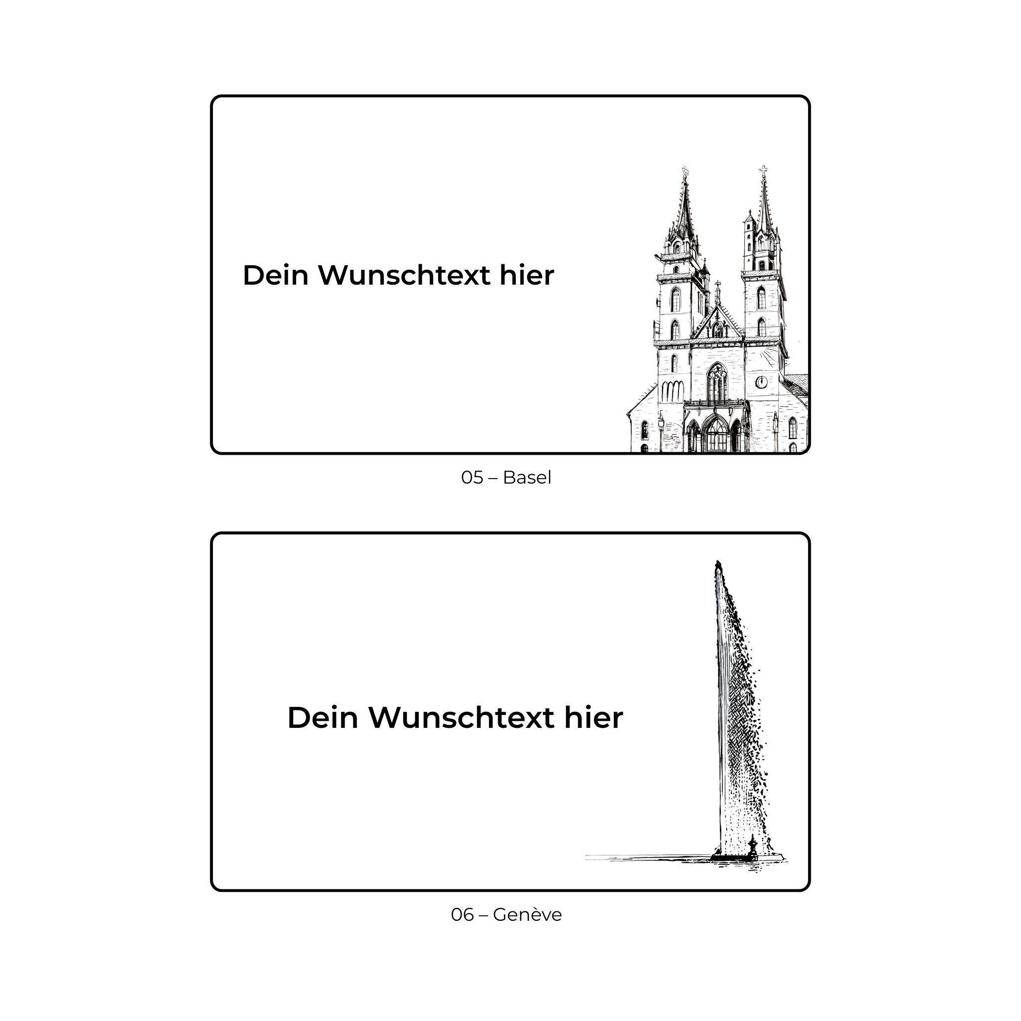Kirschholz Schneidebrett Wahrzeichen