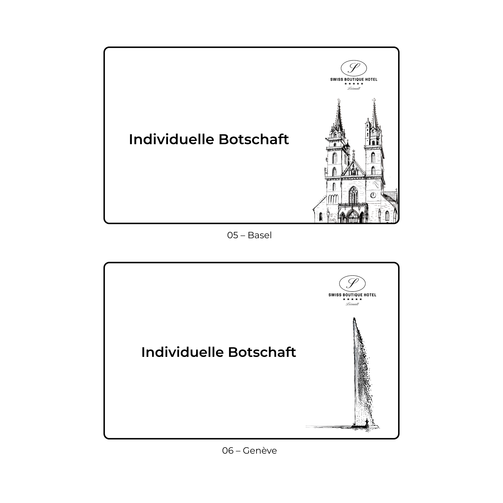 Kirschholz Schneidebrett Wahrzeichen