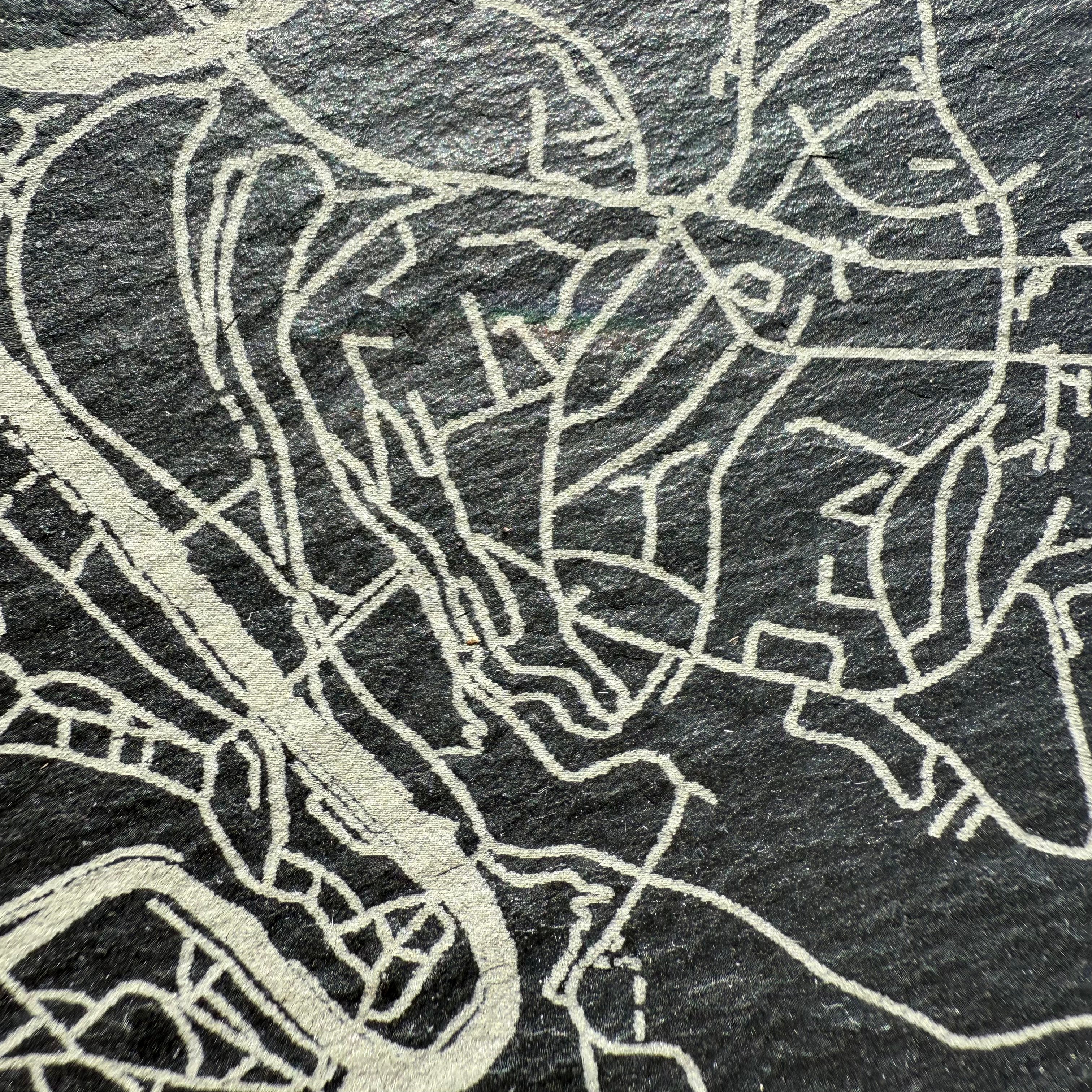 Schieferplatte Stadtkarten