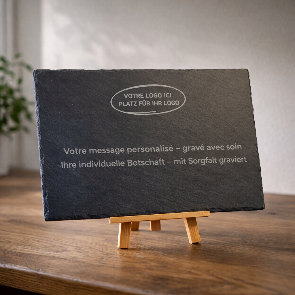 Schieferplatte personalisiert