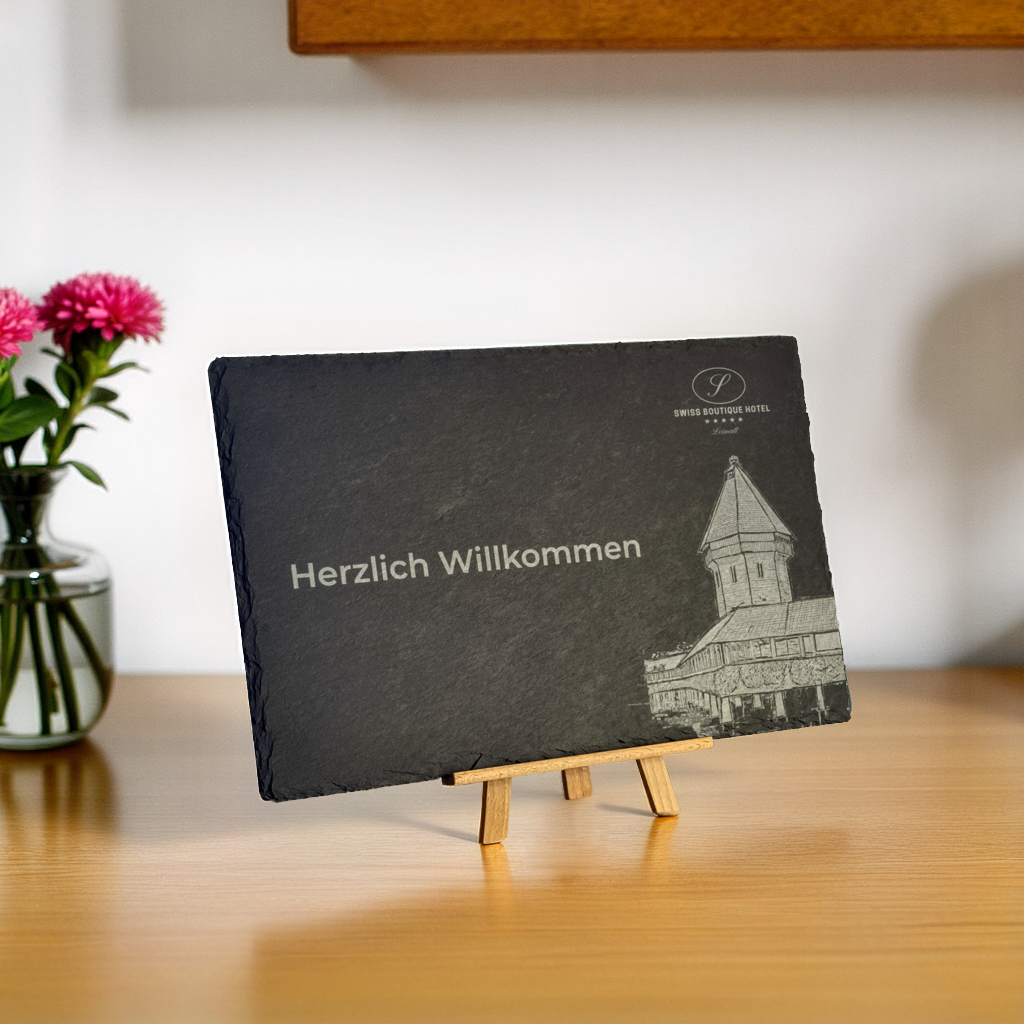 Schieferplatte Wahrzeichen