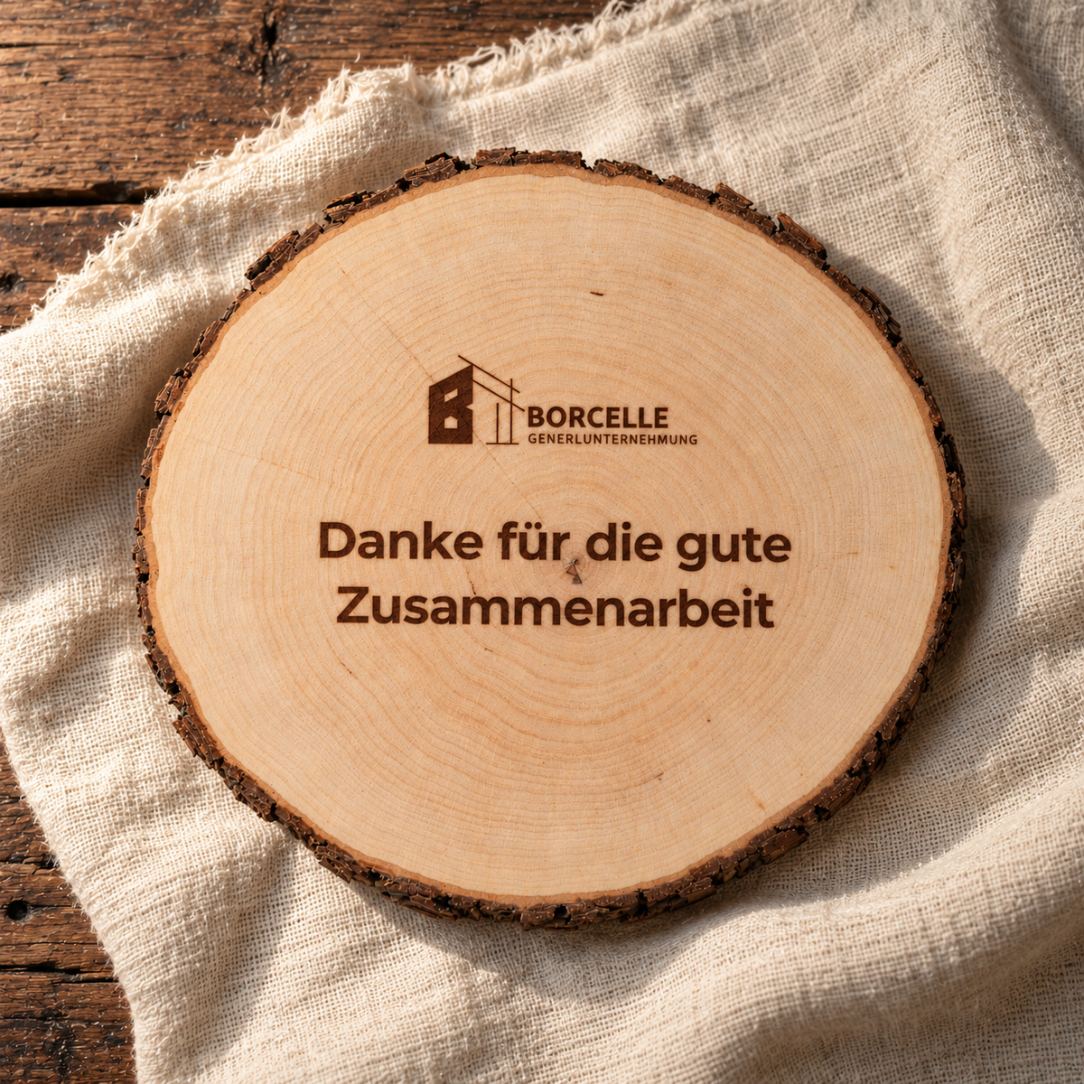 Erlenholz Baumscheibe Schlicht