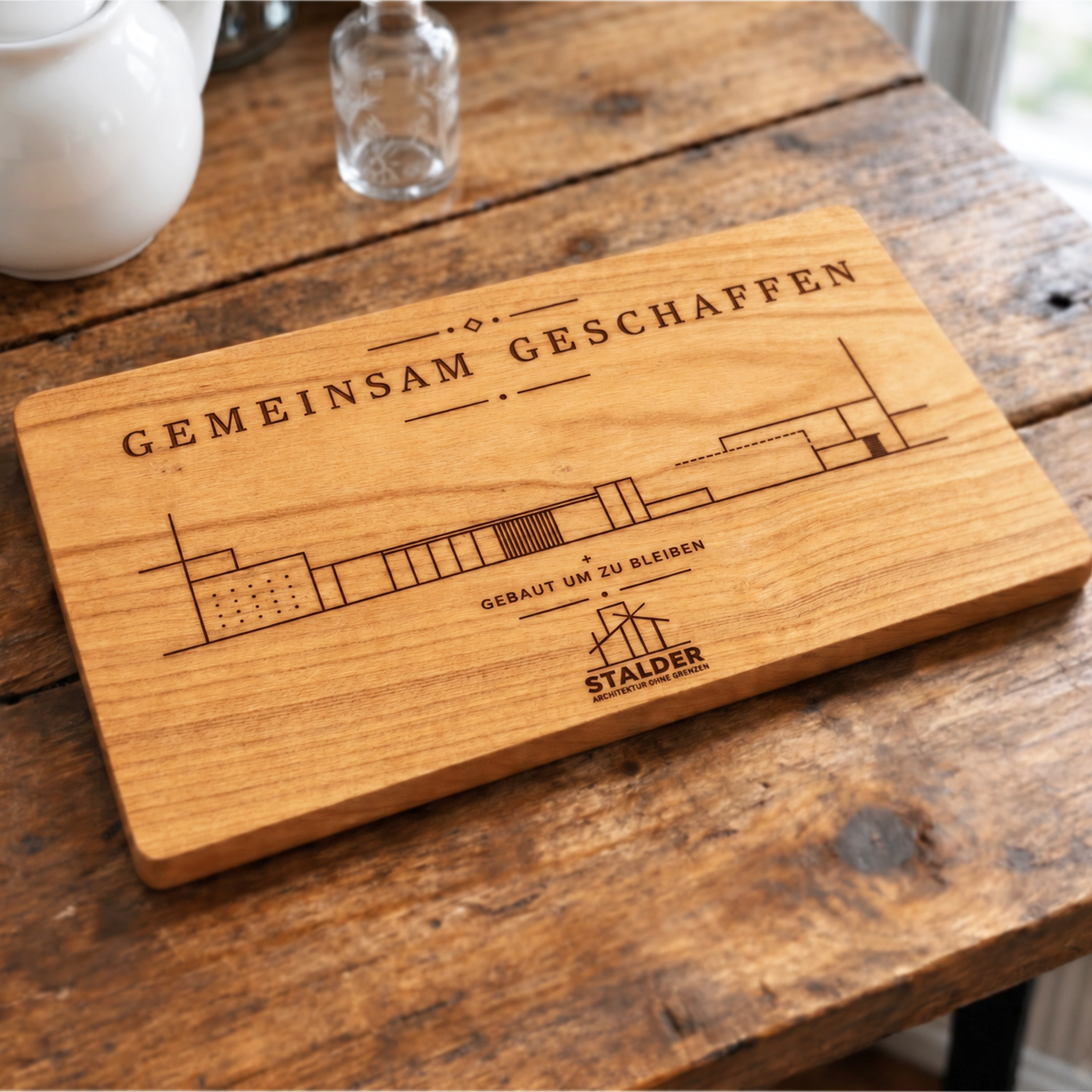 Kirschholz Schneidebrett Projektabschluss