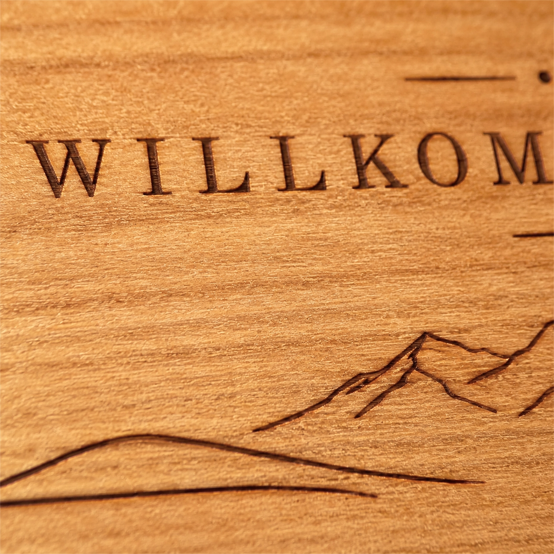Kirschholz Schneidebrett Eintrittsgeschenk