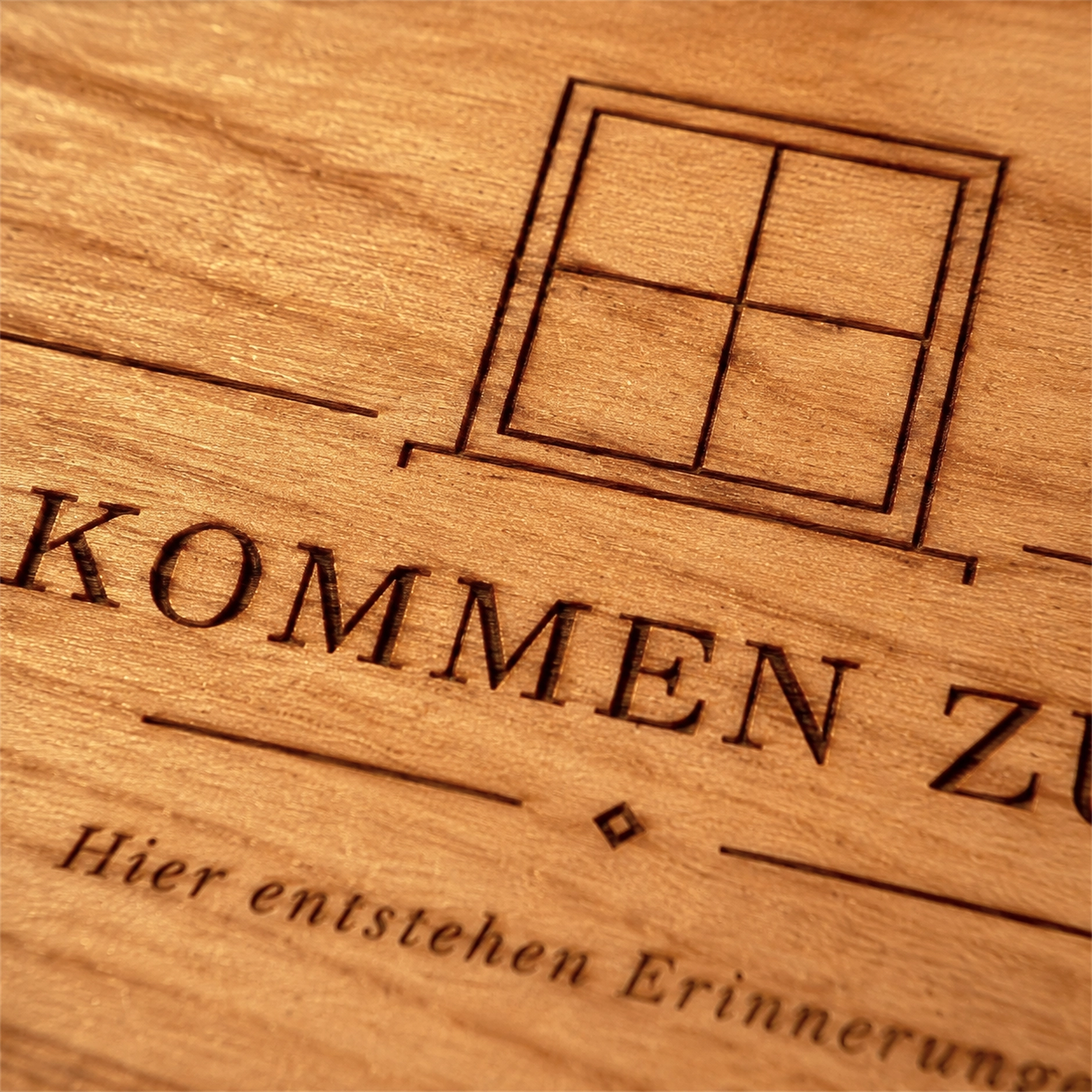 Kirschholz Schneidebrett Einzugsgeschenk